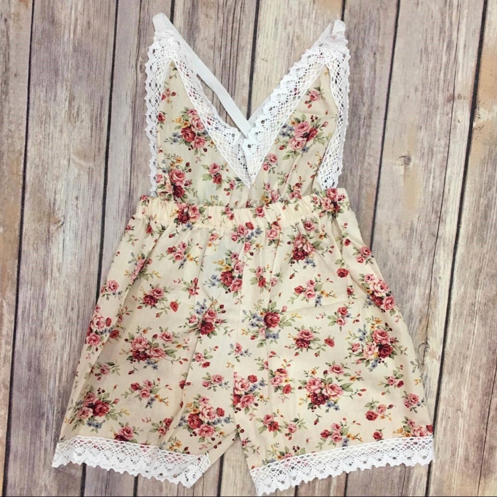 Kids Floral Playsuit